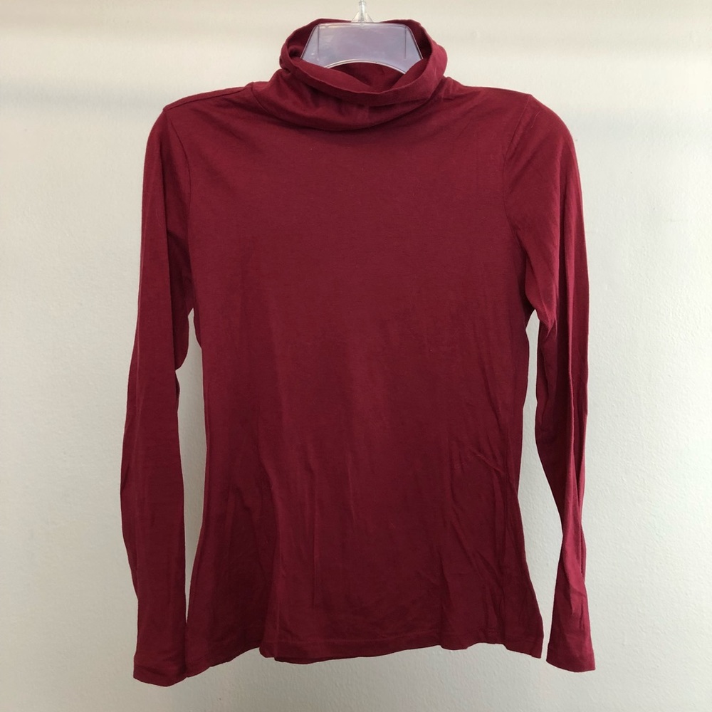 Burgundy Turtleneck